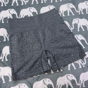 grey work out shorts